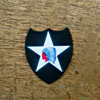 Patch US Army 2nd Infranty Indian Head