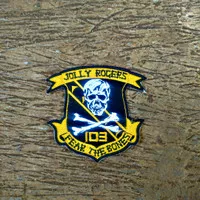 Patch US ARMY JOLLY ROGERS 103 FEAR THE BONES