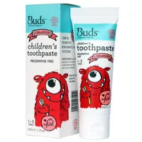 BUDS TOOTHPASTE WITH XYLITOL STRAWBERRY 50ML (1-3 YEARS)