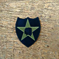 Patch US Army 2nd Infranty Indian Head Subdued