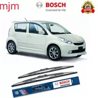 Bosch sepasang wiper kaca mobil daihatsu sirion (21&17)