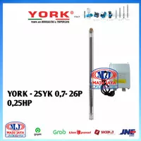 Pompa SUBMERSIBLE Satelit YORK 2 SYK 0,7- 26P 0,25HP 220v casing 2inch