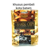Alessio Tiramisu Almond Chips Dark Chocolate 150g