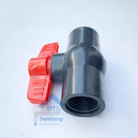 Ball valve PVC 1/2 inch Murah DRAT HSS- ballvalve stop kran air mumer
