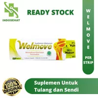 Welmove Suplemen Sendi dan Vitamin Tulang isi 5 kaplet per strip