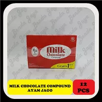 Coklat Ayam Jago 1 box isi 12 pcs Milk Chocolate Compound Ayam Jago