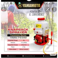Knapsack Sprayer YAMAMOTO YMS-769M Mesin Pompa Hama 2Tak 15Ltr