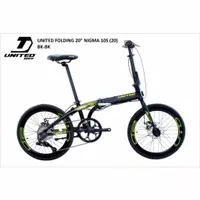 Sepeda Lipat United Nigma 10s / Folding Bike United (NEW COLOR LIMITED