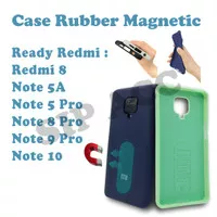 Case Rubber Mahnetic For Note 5 Pro / Note 8 Pro / Note 9 Pro Xioami