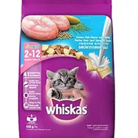 Dry food whiskas 450gr varian rasa oceqn fish for kitten
