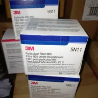 3M particulate filter n95. 5N11. harga per box