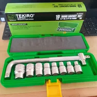 TEKIRO Hand socket set/kunci shock set 10pcs 1/2"