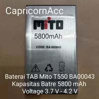 BATRE BATREI BATERAI BATTERY MITO TAB T550 T 550 BA000043 (5800 mAh)