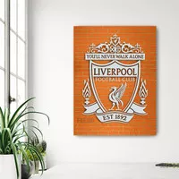 Wall Decor Hiasan Dinding Liverpool Logo Brick Wall