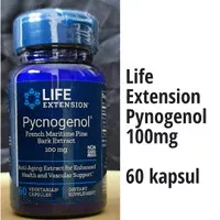 Life Extension Pycnogenol 100mg 60 kapsul