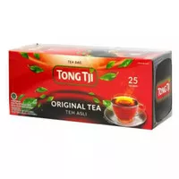 Teh Hitam Celup Tong Tji Original Kotak / 25 Kantong