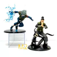 Anime Cartoon Naruto Kakashi&Sikamaru Figure mainan Naruto