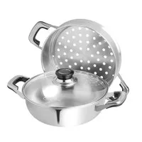 ZEBRA Shabu-Shabu pan 26cm 3pcs Stainless SUS 304 Original Zebra