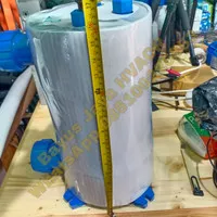 evaporator coil tabung titanium 2pk untuk air asin kimia asam chiller