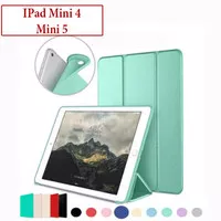 iPad Mini 4 5 Flipcover Leather Smart Soft Case Standing Casing Cover