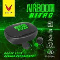 VYATTA Airboom Nitro TWS Bluetooth Earphone - Gaming 65ms,15in1 Touch