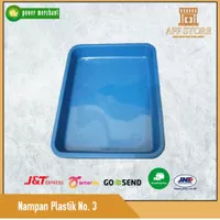 Nampan plastik No. 3 nampan plastik kotak nampan kotak nampan saji