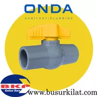 Stop Kran 1 1/4 Inch Ball Valve PVC Onda PVBG / POLOS / Stop Kran Onda