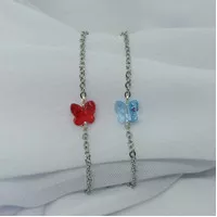 Gelang kristal swarovski/gelang korea/gelang tumpuk