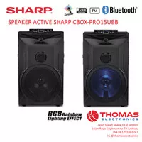 SPEAKER ACTIVE SHARP CBOX-PRO15UBB SPEAKER AKTIF SHARP GARANSI RESMI