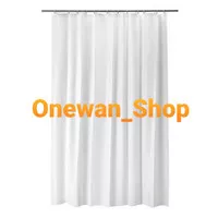 Tirai Curtain Putih 180 x 180 cm / tirai kamar mandi putih