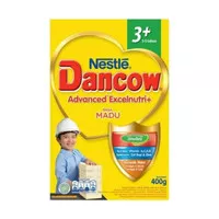 DANCOW 3 Plus Susu Pertumbuhan 3-5 Tahun Madu/Vanilla/Coklat Box 400Gr