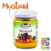 Mustard Sauce/Saus Mustard Botol Kaca/Maestro (255 gr)