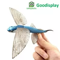mainan model hewan laut animal ikan terbang flying fish