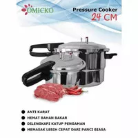 Panci Presto 24cm 8 Liter OMICKO Pressure Cooker Murah 8L + Kukusan