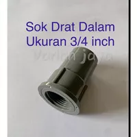 Sok drat dalam 3/4 inch sok drat 3/4” Sok Drat 3/4 Sdd 3/4 inci