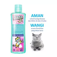 Shampoo kucing Armani Tick & Flea, basmi-cegah kutu, caplak |Raid All