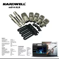 Hardwell M814XLR MIC DRUM PRODUK ORIGINAL HARDWELL