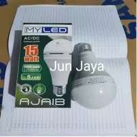 Lampu LED Emergency 15 Watt AC/DC / Lampu Led Ajaib/Murah & Bergaransi