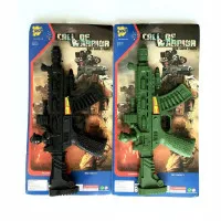 Mainan pistol bunyi tanpa baterai CALL OF WARRIOR / Mainan pistol anak