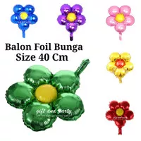 Balon Foil Bunga / Balon Bunga / Flower Balloon / Balon Bentuk Bunga