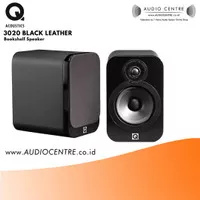 Q Acoustics 3020 Black Leather Bookshelf Speaker