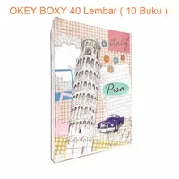 Buku Tulis Okey Boxy Kiky 40 Lembar Alat Tulis Kantor Sekolah Fancy