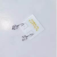 Anting Earing Daisy Desi Pink Stainless Monel Diamond Jewelry White