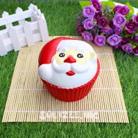 Squishy Cupcake Santa Claus Natal Christmas Licensed