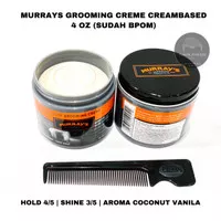 MURRAYS D LUXE GROOMING CREME POMADE Free Sisir Unbreakable