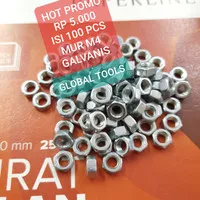 mur m4 galvanis termurah mur 4mm grosir mur baut m4 hex nut m4