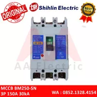 MCCB Shihlin Electric BM250-SN 3 Pole 150A 30kA / BM250SN 3P 150A