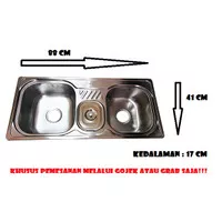 Bak Cuci Piring / Kitchen Sink merk Afos tipe 8841A