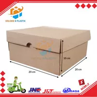 Kardus 20x20x10 cm | Box Nasi | Kardus Kue | Dus Tasyakuran / Aqiqah