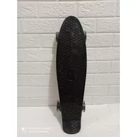 Penny Board LED PU Whells / Skate Board / Papan Skateboard HITAM